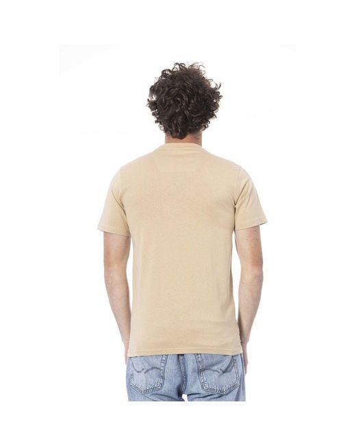 Roberto Cavalli Natural Cotton T-Shirt for men