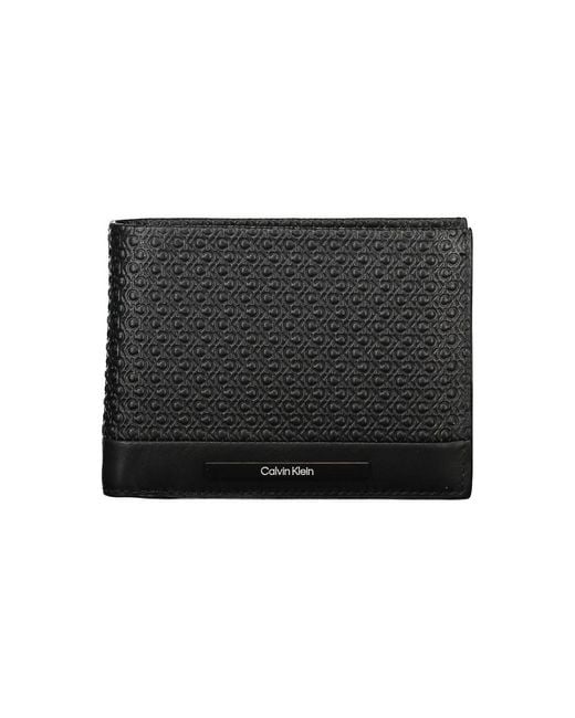 Calvin Klein Black Leather Wallet for men