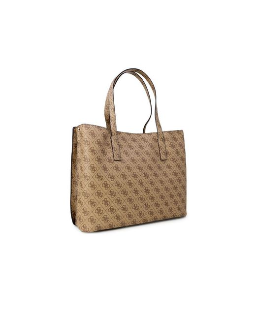 Guess Natural Beige Polyethylene Handbag for men