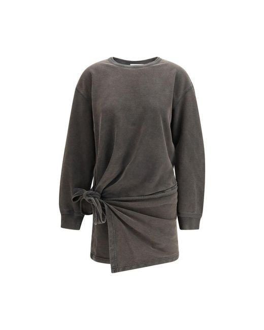 isabel marant grey dress SICHELLIA DRESS Woman crushed berry main image 1