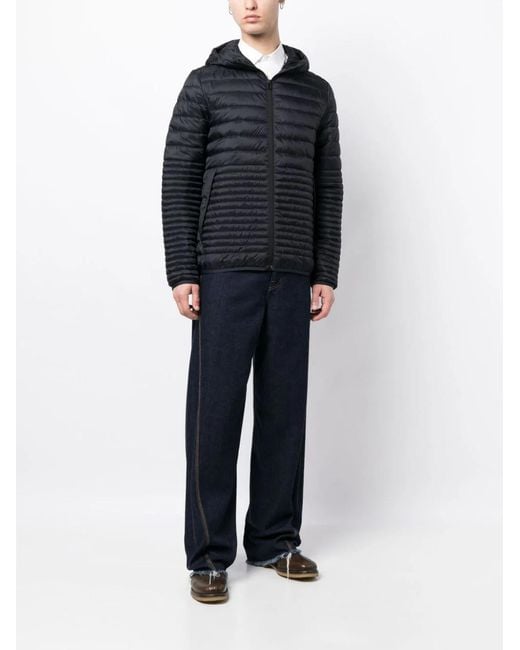 Paul Smith Blue Padded Zip-Up Jacket for men