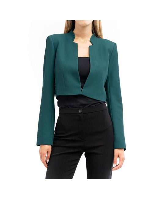 Patrizia Pepe Green Polyester Blazer