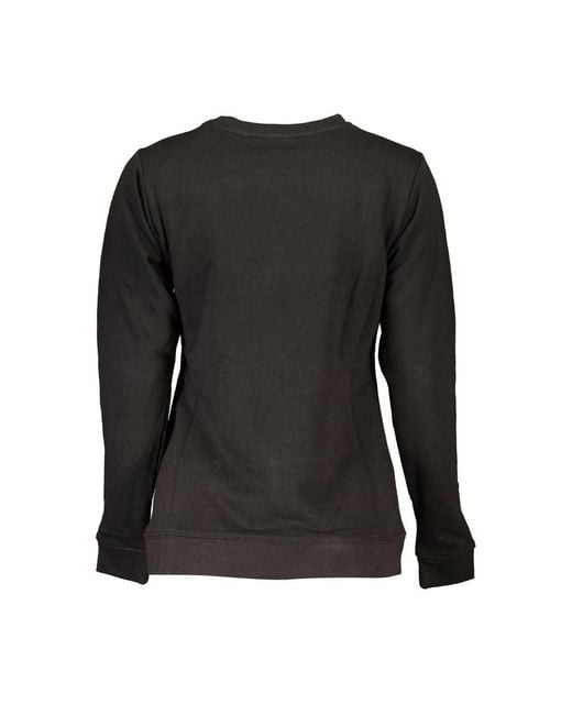 Roberto Cavalli Black Cotton Sweater