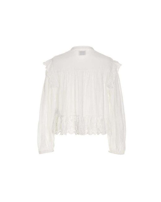 Isabel Marant White Viscose Top