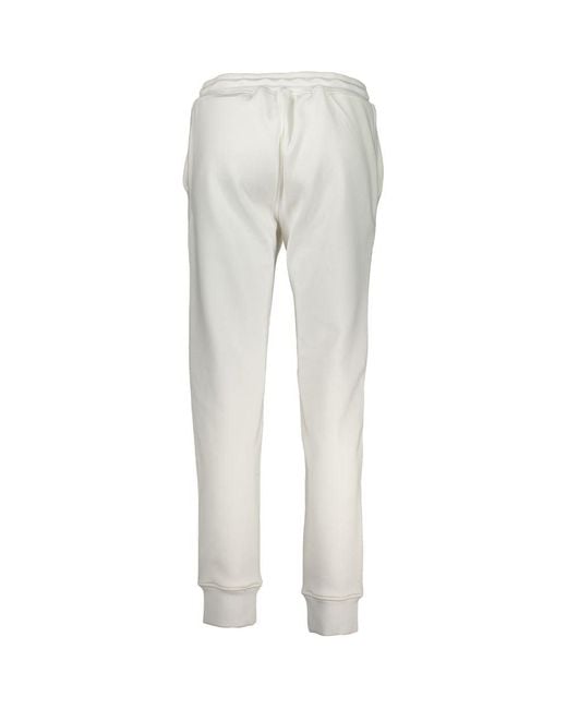 K-Way Gray White Polyester Pant - Xs
