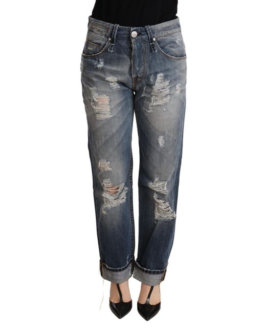 Acht Black Authentic Mid Waist Baggy Denim Jeans