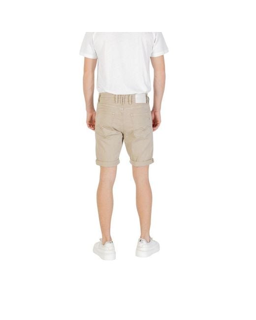 Replay Natural Cotton Bermuda for men