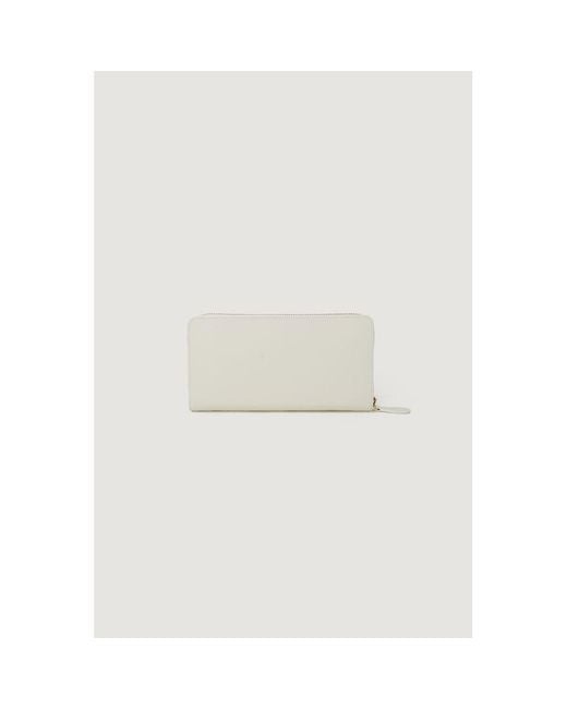Pinko White Cream Leather Wallet