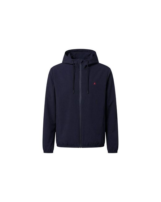 Replay Blue Polyester Shell Jacket for men