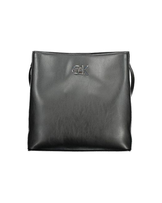 Calvin Klein Gray Polyester Handbag