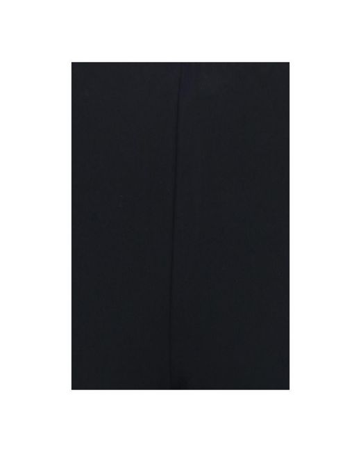Gucci Blue Black Viscose Flared Pants