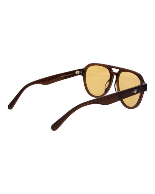 Gant Brown Acetate Sunglasses for men