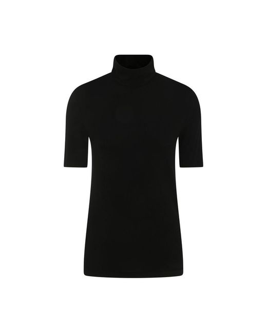 Wolford Black Cotton T