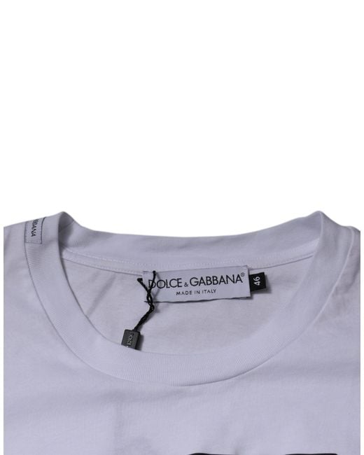 Dolce & Gabbana Blue Crew Neck Short Sleeve Tshirt Dg 5862 for men