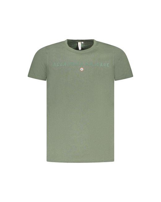 Accademia Militare Green Verde Cotton Men T for men