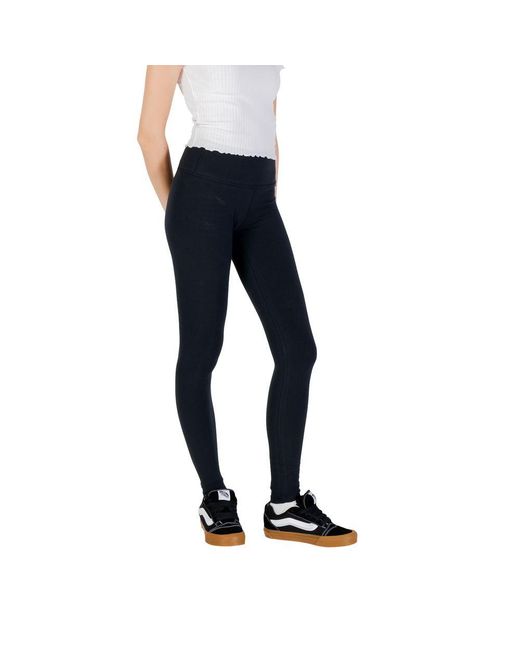 Converse Blue Black Cotton Leggings