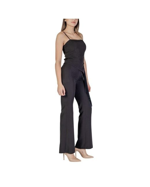 Rinascimento Blue Polyester Jumpsuit