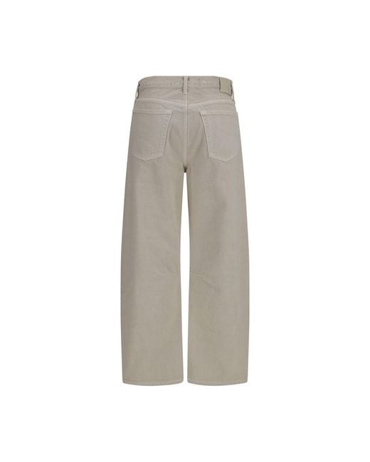 Citizens of Humanity Gray Beige Cotton Jeans Denim