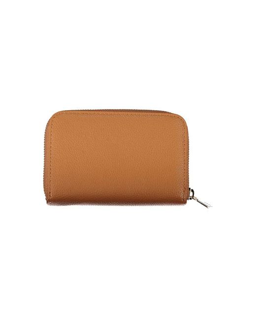 Guess Brown Chic Wallet With Ample Storage