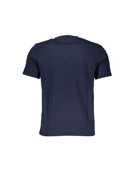 North Sails Blue Cotton T-Shirt for men