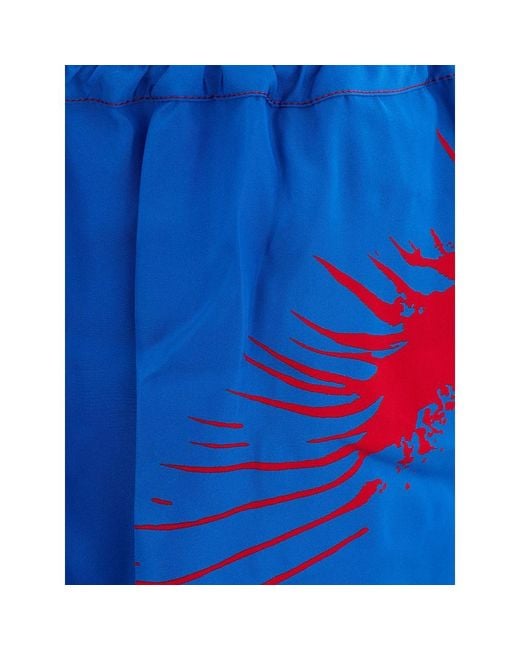 Bottega Veneta Blue Viscose Short for men