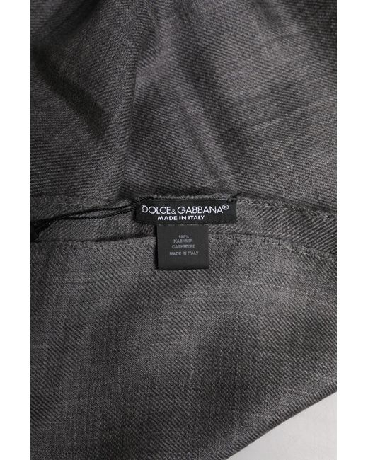 Dolce & Gabbana Black Scarves