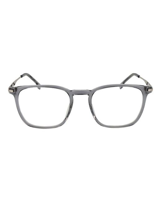 Boss Metallic Gray Acetate Glasses (frames) for men