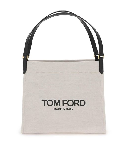 Tom Ford White Amalfi Tote Bag