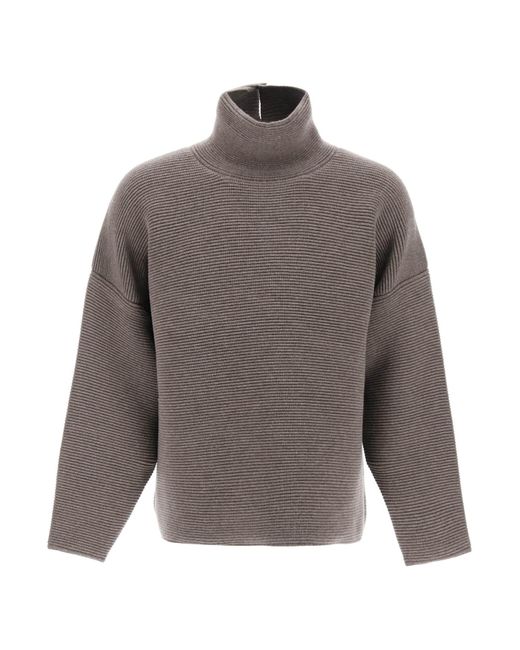 Fear Of God Gray Heavy Ottoman Pullover Swe for men