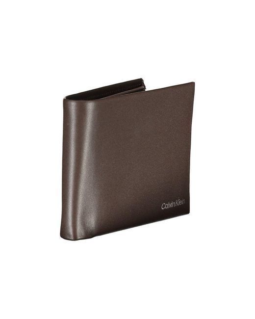 Calvin Klein Brown Leather Wallet for men