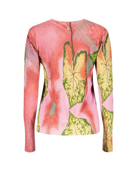 Desigual Pink Rosa Viscosa Sweater