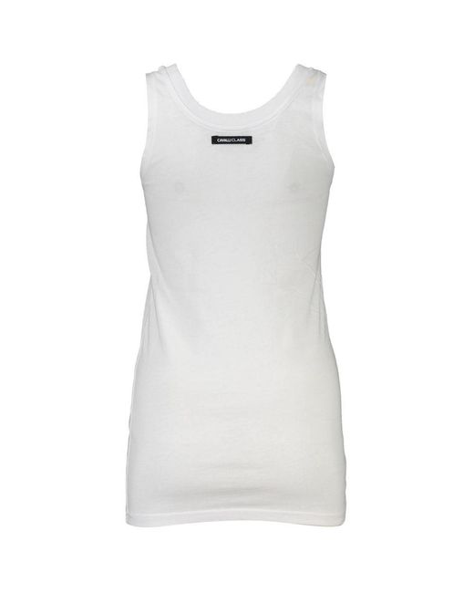 Roberto Cavalli Blue Cotton Top