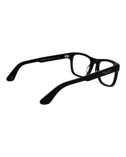 Police Black Cellulose Acetate Glasses (frames) for men