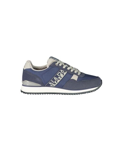 Napapijri Blue Polyurethane Men's Sneaker for men