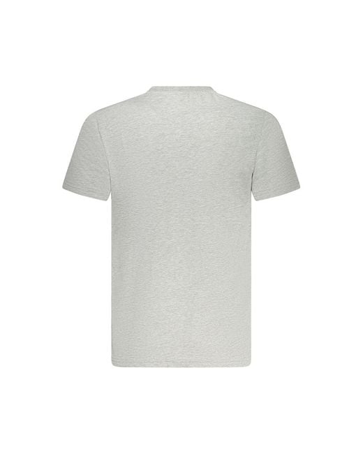 North Sails Gray Cotton Men T for men