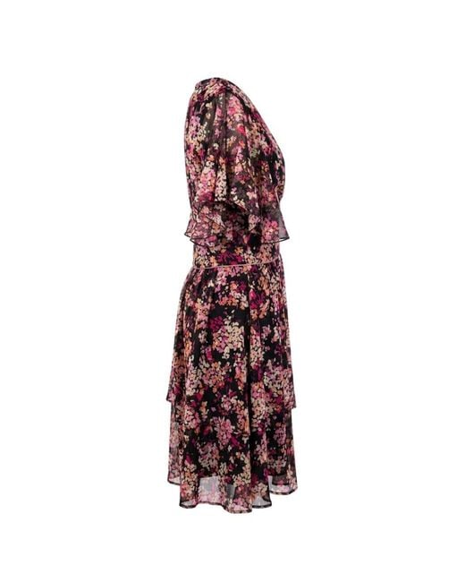 Trussardi Red Black Polyester Dress