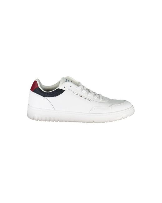 Tommy Hilfiger White Leather Sneaker for men