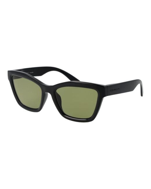 Serengeti Green Black Sunglasses for men