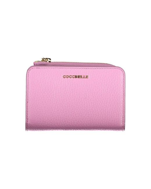 Coccinelle Pink Viola Leather Wallet