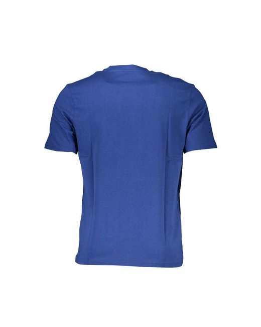 North Sails Blue Cotton T-Shirt for men