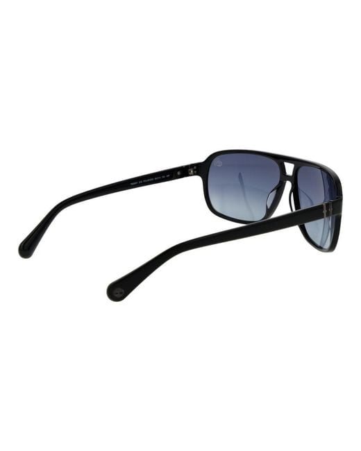 Timberland Blue Acetate Sunglasses for men