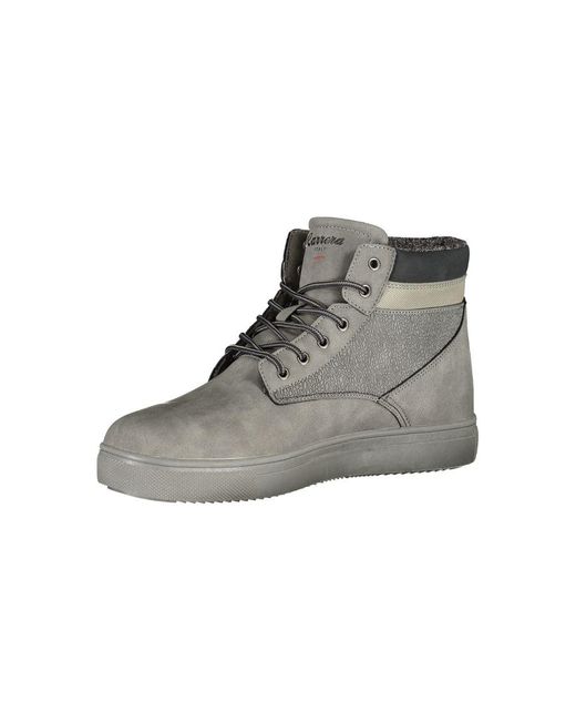 Carrera Gray Chic Urban Laced Boots With Contrast Details for men