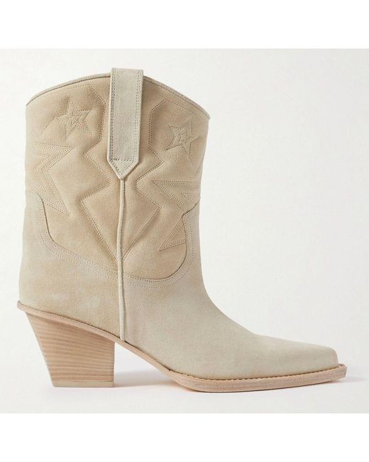 Paris Texas Natural Beige Leather Boot