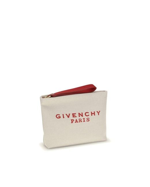 Givenchy White Clutches