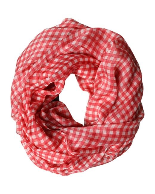 Dolce & Gabbana Maroon Silk Stole Neck Wrap Shawl Men 200cm x 130cm  Scarf