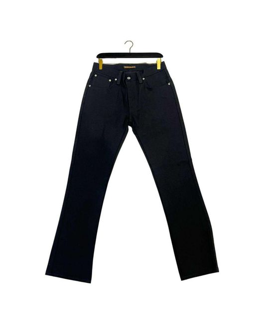 Nudie Jeans Blue Cotton Jeans for men