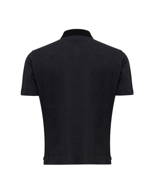 Fendi Black Polo Shirts for men