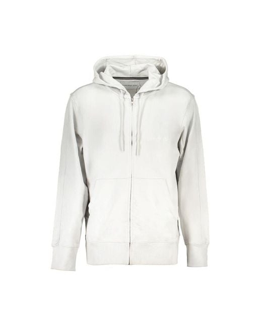Calvin Klein Gray Cotton Sweater for men