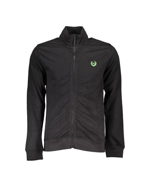 Gianmarco Venturi Black Cotton Men's Sweatshirt for men