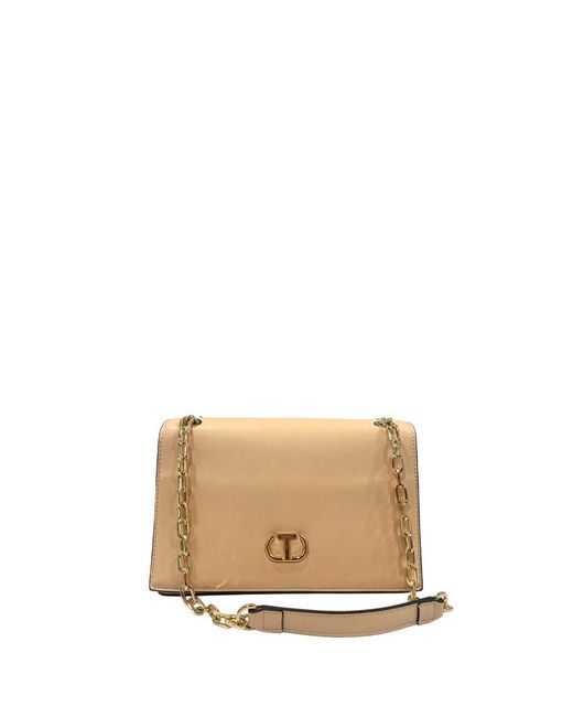 Twinset Natural Pink Pu Crossbody